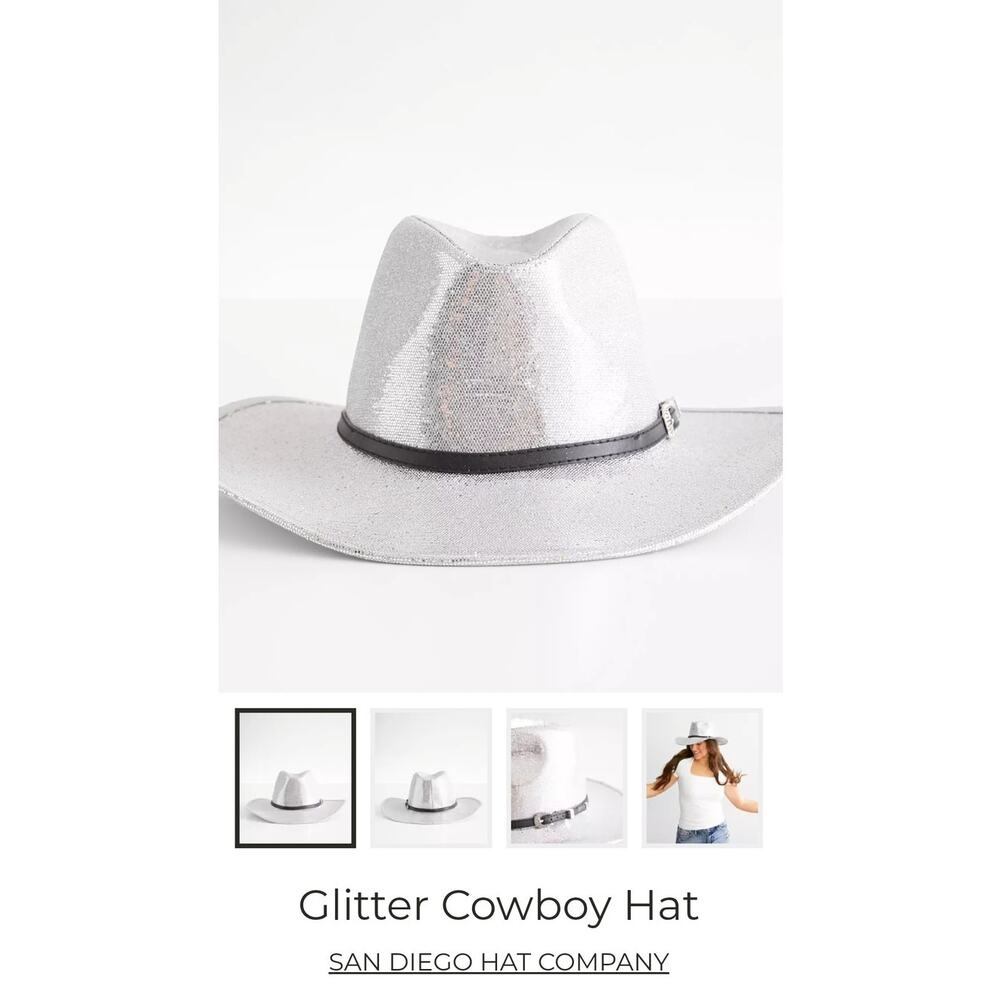Fully Glitter Cowgirl Hat San Diego Hat Co - Picture 2 of 6